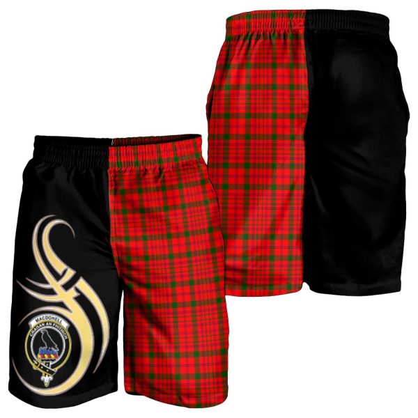 MacDonnell of Keppoch Modern Tartan Crest Men s Short PM8 Supply - Image 3