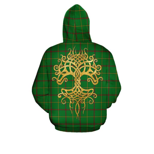Tribe of Mar Tartan Hoodie - Tree Of Life For Cheap - Image 3