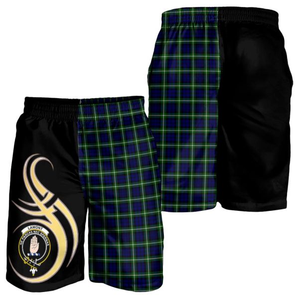 Lamont Modern Tartan Crest Men s Short PM8 Supply - Image 3