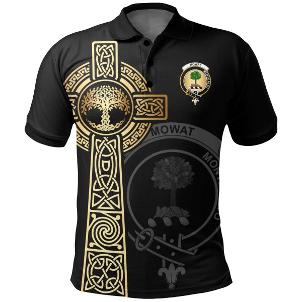 Mowat (of Inglistoun) Clan Unisex Polo Shirt - Celtic Tree Of Life Online Hot Sale