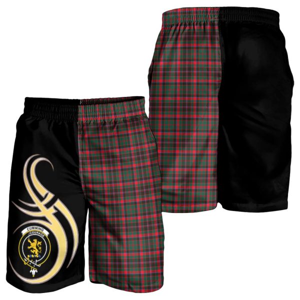 Cumming Hunting Modern Tartan Crest Men s Short PM8 For Sale - Image 3