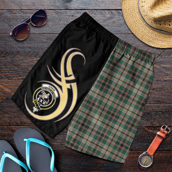Craig Ancient Tartan Crest Men s Short PM8 Online now - Image 4