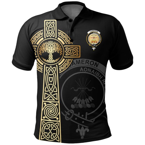 Cameron Clan Unisex Polo Shirt - Celtic Tree Of Life Supply