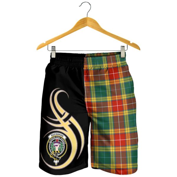 Buchanan Old Sett Tartan Crest Men s Short PM8 Hot on Sale - Image 2