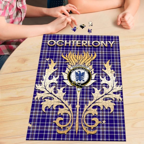 Ochterlony Tartan Crest Thistle Jigsaw Puzzles Online - Image 3