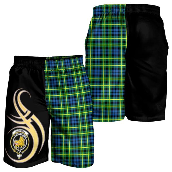 Campbell of Breadalbane Ancient Tartan Crest Men s Short PM8 on Sale - Image 3