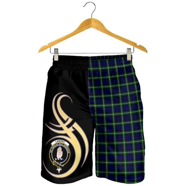 Lamont Modern Tartan Crest Men s Short PM8 Supply - Image 2