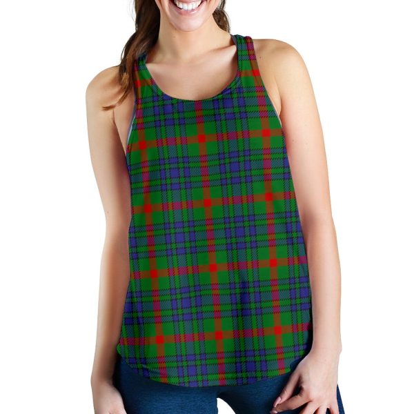 Aiton Tartan Women Racerback Tank Top For Cheap - Image 3