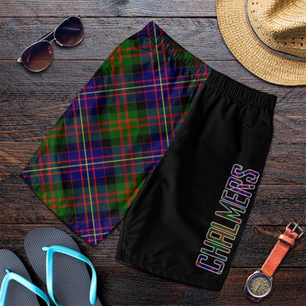 Chalmers Modern Tartan Crest Men s Short - Cross Style Online Sale