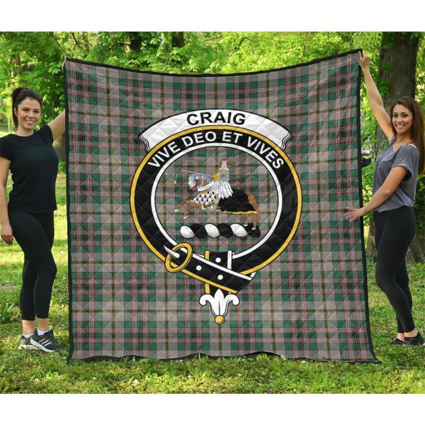 Craig Ancient Tartan Crest Quilt For Cheap - Image 3
