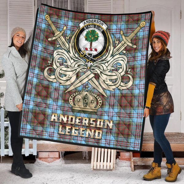 Anderson Ancient Tartan Crest Legend Gold Royal Premium Quilt Discount - Image 2