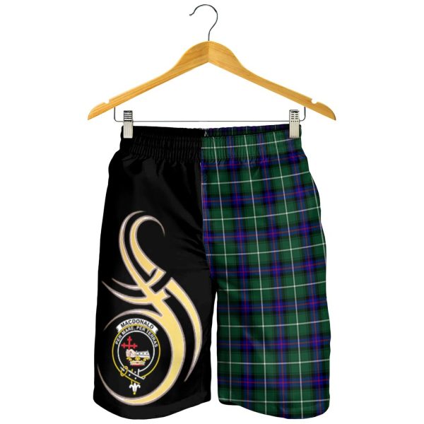 MacDonald of the Isles Hunting Modern Tartan Crest Men s Short PM8 Online now - Image 2