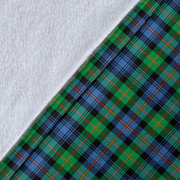 Murray of Atholl Ancient Tartan Crest Blanket Wave Style For Sale - Image 5