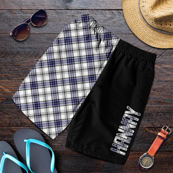 Hannay Modern Tartan Crest Men s Short - Cross Style Online Hot Sale