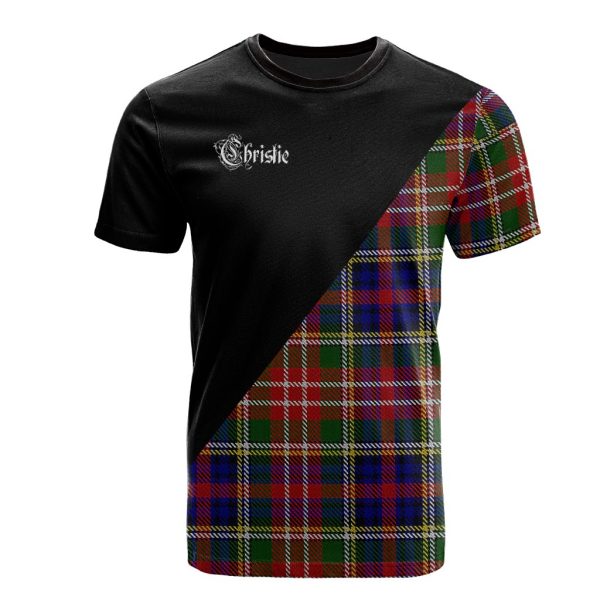 Christie Tartan - Military T-Shirt For Discount