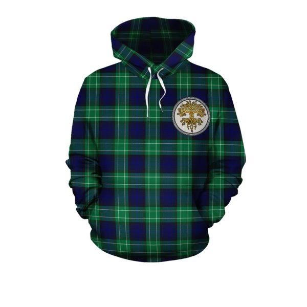 Abercrombie Tartan Hoodie - Tree Of Life Sale - Image 2
