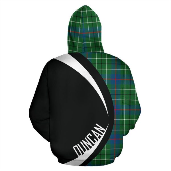 Duncan Ancient Tartan Crest Hoodie - Circle Style on Sale - Image 3