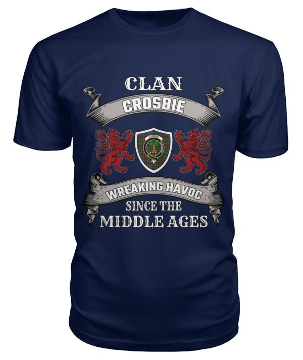 Crosbie Family Tartan - 2D T-shirt on Sale - Image 5