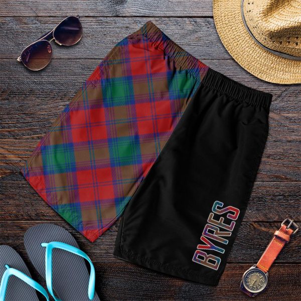 Byres Tartan Crest Men s Short - Cross Style Sale