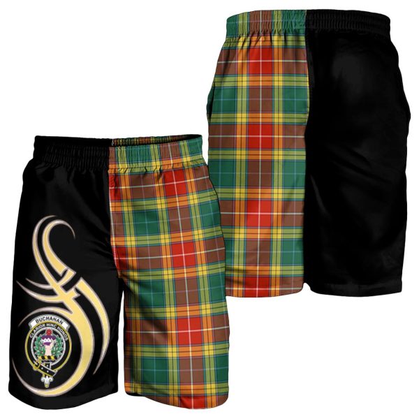 Buchanan Old Sett Tartan Crest Men s Short PM8 Hot on Sale - Image 3