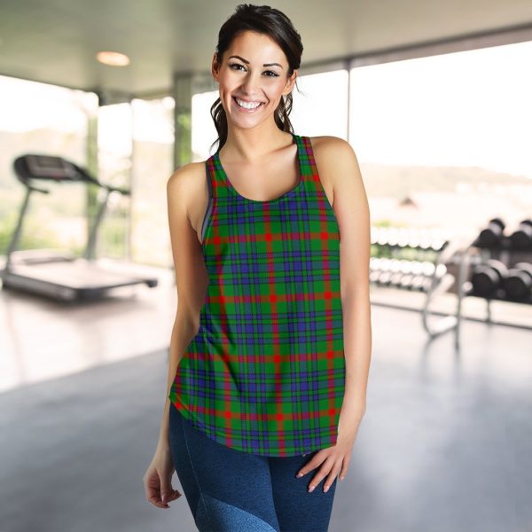Aiton Tartan Women Racerback Tank Top For Cheap - Image 2