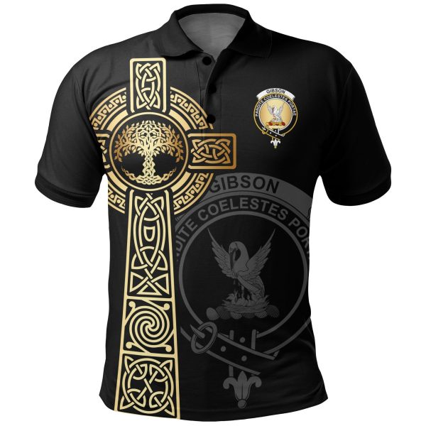 Gibson Clan Unisex Polo Shirt - Celtic Tree Of Life For Sale