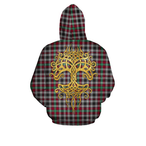 Borthwick Ancient Tartan Hoodie - Tree Of Life Sale - Image 3