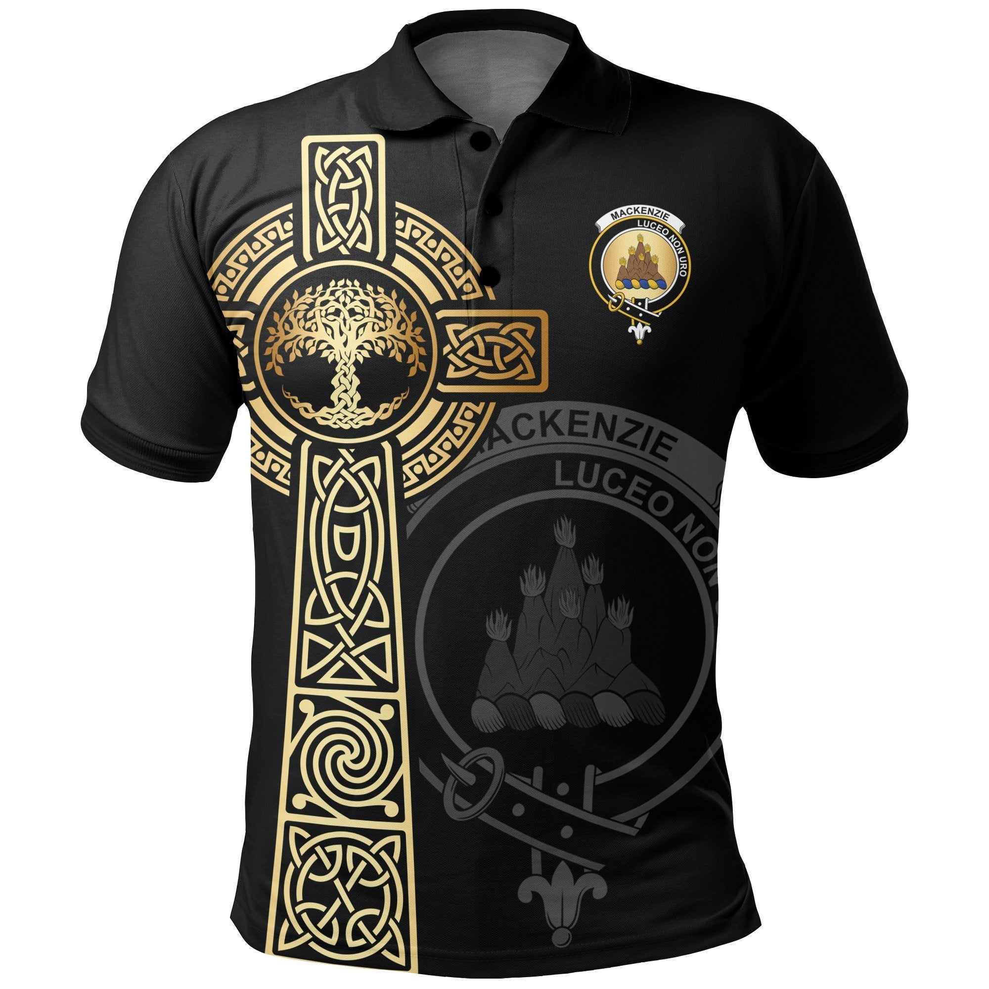 MacKenzie Clan Unisex Polo Shirt – Celtic Tree Of Life Supply
