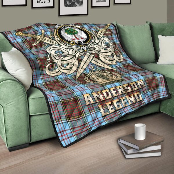 Anderson Ancient Tartan Crest Legend Gold Royal Premium Quilt Discount - Image 3