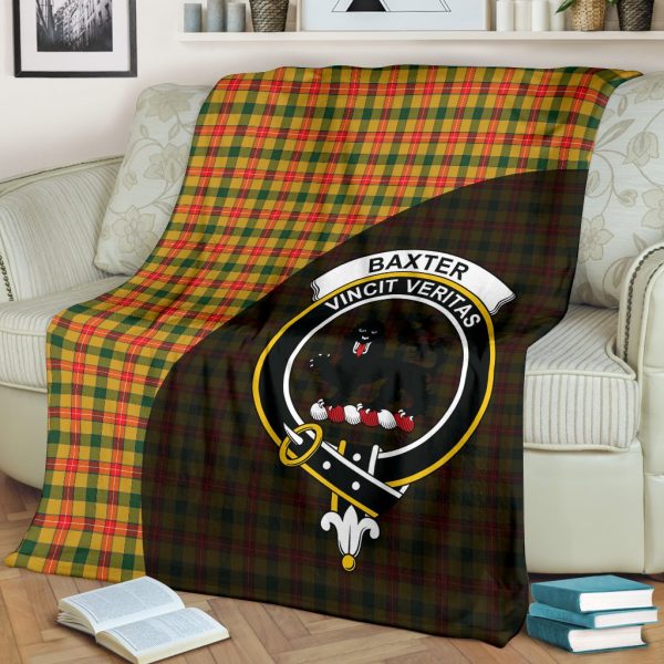 Baxter Tartan Crest Blanket - 3 Sizes For Sale - Image 3